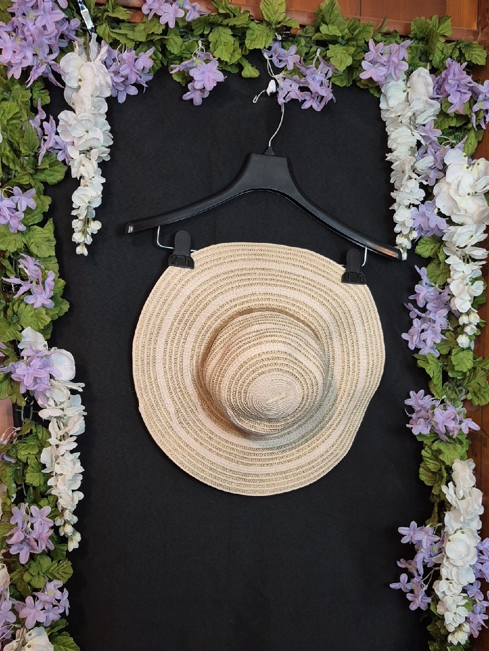 Neutral Straw Sun Hat - Wide Brim